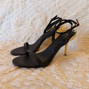 Aldo Black and Gold Disney Heels
